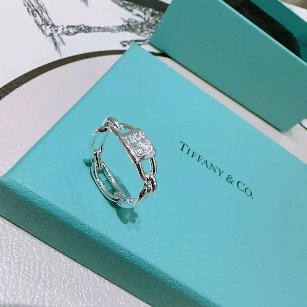 Tiffany & Co. Chain Silver Ring - Picture 5 of 5